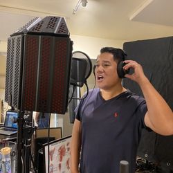 Brian Lin Voice Studio - Doing a recording session with the man Brian himself!