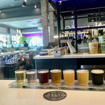 Crust Brewing - Flight - Breweries Near Me - Rosemont, Illinois Crust Brewing - Flight - Breweries Near Me - Rosemont, Illinois