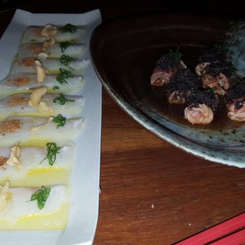 Komodo Miami - Snapper Sashimi, Salmon with Truffles - Asian Fusion Near Me - Miami, Florida Komodo Miami - Snapper Sashimi, Salmon with Truffles - Asian Fusion Near Me - Miami, Florida