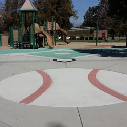 Cute baseball themed Tot Lot