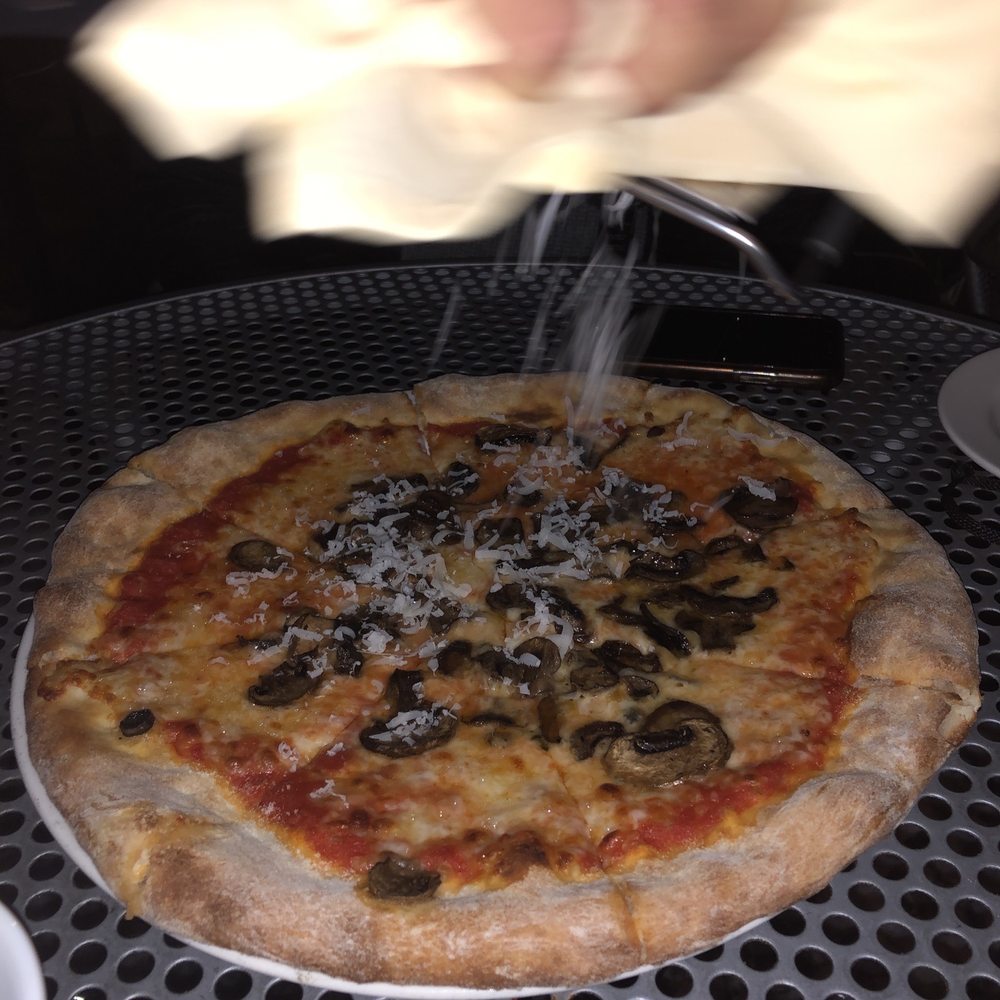 La Bottega - Funghi pizza with delicious crust! - Italian Near Me - Vail, Colorado