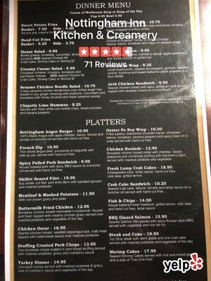 Menu photo 5 Nottingham Inn Kitchen & Creamery Nottingham, PA Menu photo 5 Nottingham Inn Kitchen & Creamery Nottingham, PA