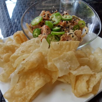 Pacific Catch - Ahi Serrano poke with wonton chips - Seafood Near Me - Campbell, California