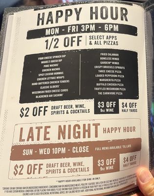 Menu photo 1 Yard House Henderson, NV