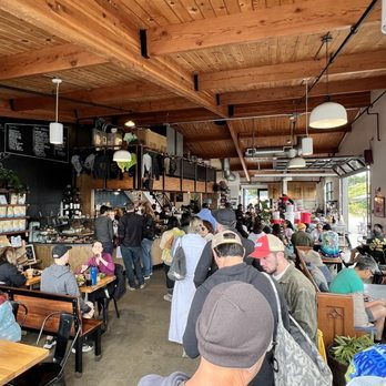 Soul Grind Coffee Roasters - Interior. Packed! - Coffee & Tea Near Me - Pacifica, California Soul Grind Coffee Roasters - Interior. Packed! - Coffee & Tea Near Me - Pacifica, California
