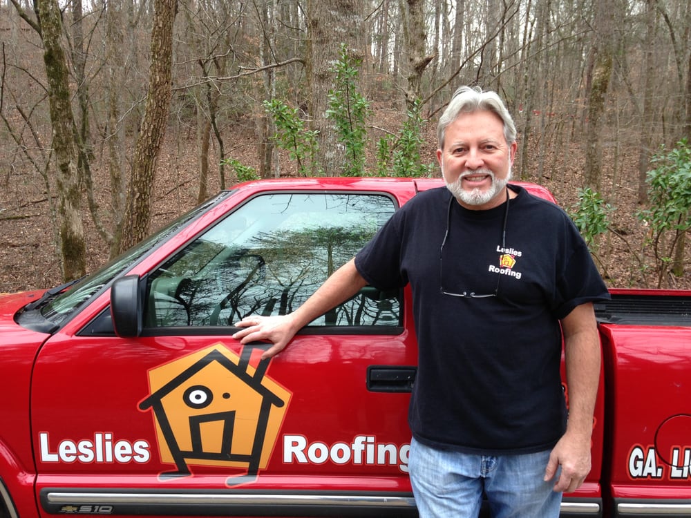Slide of Leslies Roofing