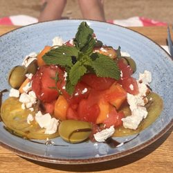 Plage de la Paloma - Tomato feta salad