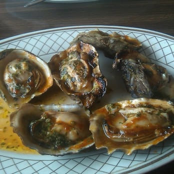 River View Dining - Half dozen grilled oysters. - Seafood Near Me - South Bend, Washington River View Dining - Half dozen grilled oysters. - Seafood Near Me - South Bend, Washington