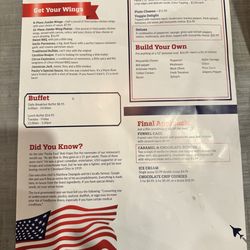 Packy's Sports Bar & Grill - Menu