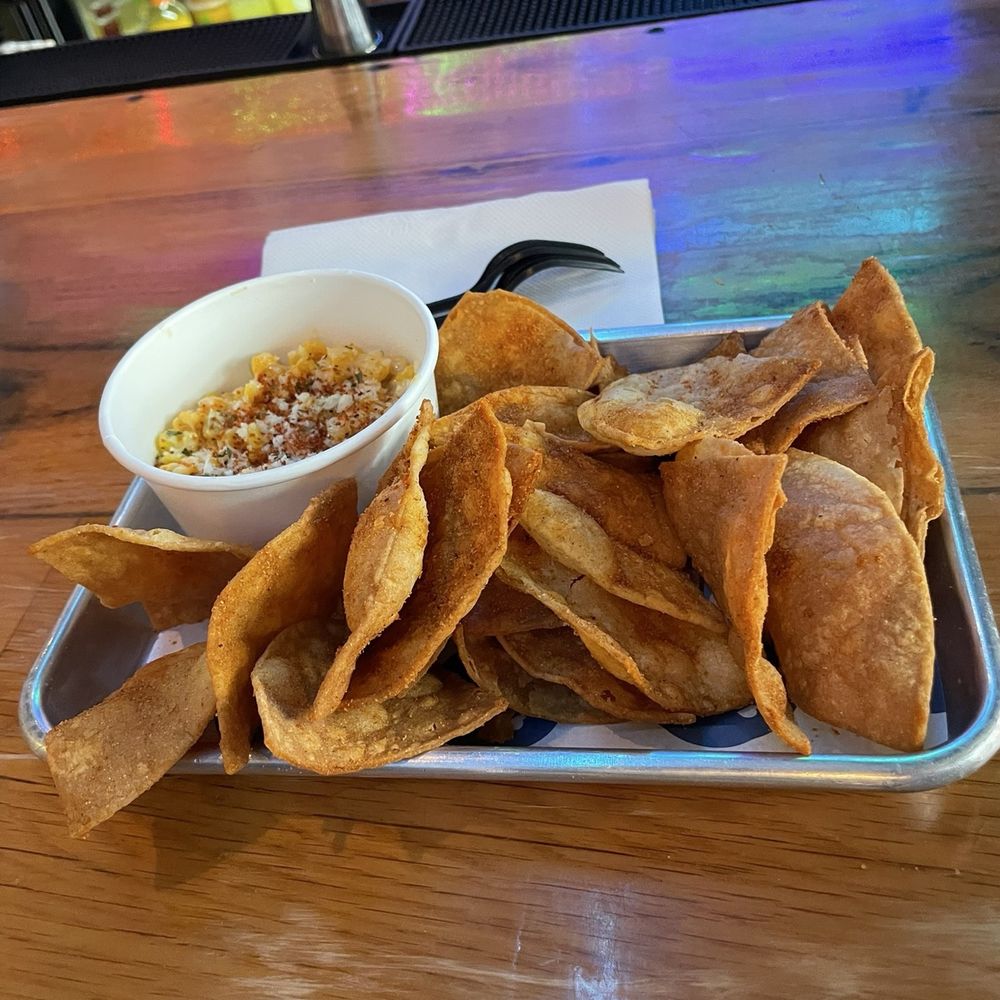 Galaxie - Elote Corn Dip and homemade chips - Bars Near Me - Louisville, Kentucky