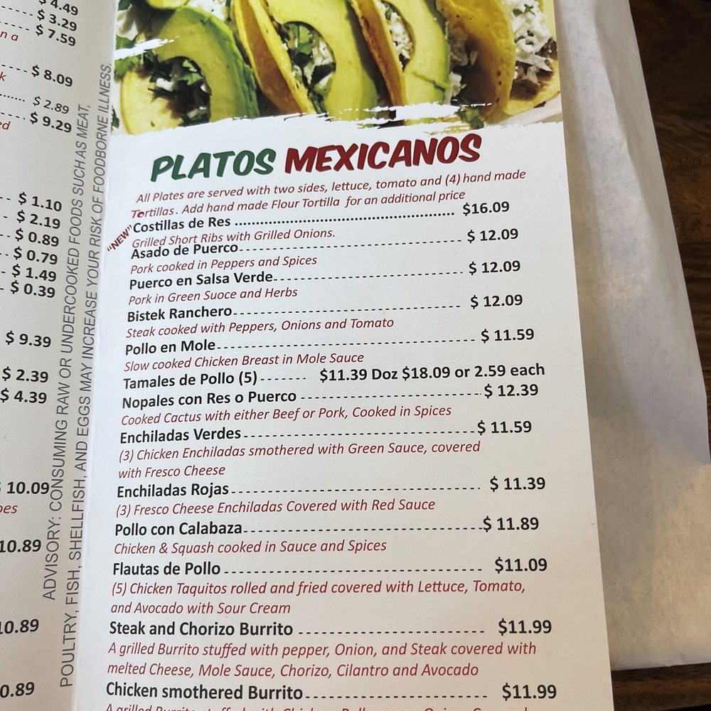 Haydees Cafe - Menu - Mexican Near Me - Gainesville, Georgia