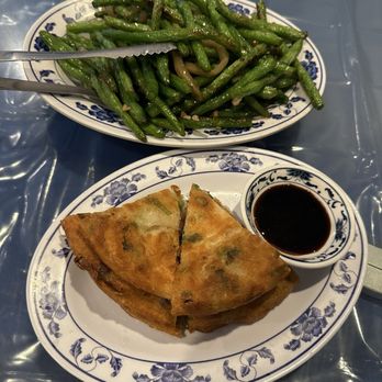Liu's Shanghai - Sauteed Dry String Beans (contains minced pork) Scallion Pancake - Shanghainese Near Me - Brooklyn, New York Liu's Shanghai - Sauteed Dry String Beans (contains minced pork) Scallion Pancake - Shanghainese Near Me - Brooklyn, New York