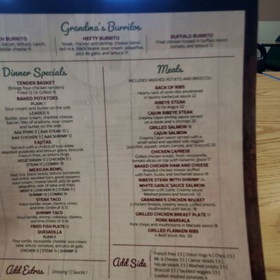 Menu photo 8 Grandmas House Cafe Lancaster, SC Menu photo 8 Grandmas House Cafe Lancaster, SC