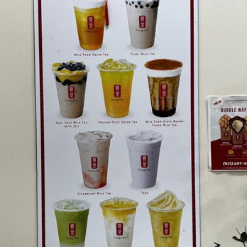 Gong Cha - The top ten bubble teas. - Bubble Tea Near Me - Boston, Massachusetts