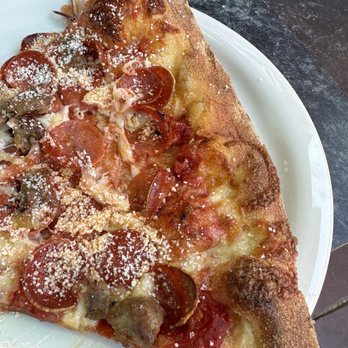 Slice House by Tony Gemignani - Sorry, dug in before I thought to take a photo. The double sausage slice - Pizza Near Me - San Leandro, California Slice House by Tony Gemignani - Sorry, dug in before I thought to take a photo. The double sausage slice - Pizza Near Me - San Leandro, California