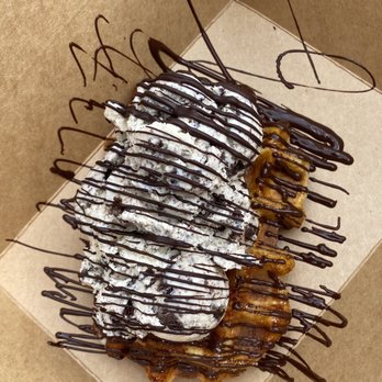 Waffle Cabin - Oh my! Chocolate waffle and ice cream - Waffles Near Me - Winter Park, Colorado Waffle Cabin - Oh my! Chocolate waffle and ice cream - Waffles Near Me - Winter Park, Colorado