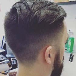 Taper fade & beard trim by mike