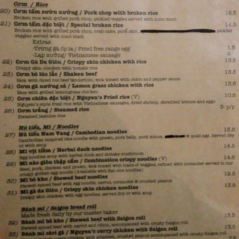 Bistro Nguyen's - Menu page two - Vietnamese Near Me - Canberra, ACT Bistro Nguyen's - Menu page two - Vietnamese Near Me - Canberra, ACT