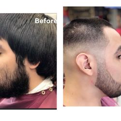 AVA Eyebrow Threading - Before and after