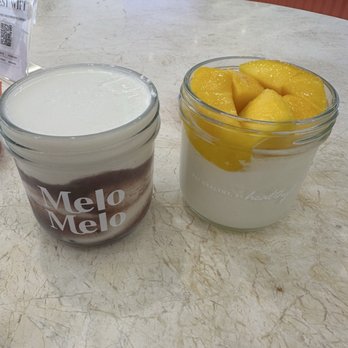 MeloMelo Coconut Dessert  - Red bean and mango - Desserts Near Me - Cupertino, California