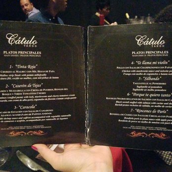 Cátulo Tango - Menu 3 & 4 - Performing Arts Near Me - Buenos Aires, C Cátulo Tango - Menu 3 & 4 - Performing Arts Near Me - Buenos Aires, C