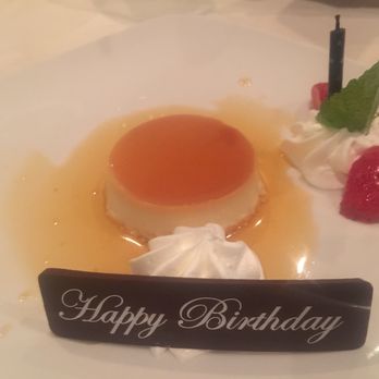 Via Real - My flan with a chocolate decoration - Mexican Near Me - Irving, Texas