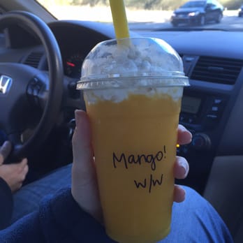 Daily Grind - My favorite! Mango smoothie with whip - Coffee & Tea Near Me - Marietta, Georgia Daily Grind - My favorite! Mango smoothie with whip - Coffee & Tea Near Me - Marietta, Georgia