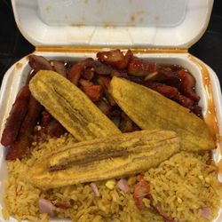 Chirico Fast Food - Boneless Ribs with Pork Fried Rice and tostones
