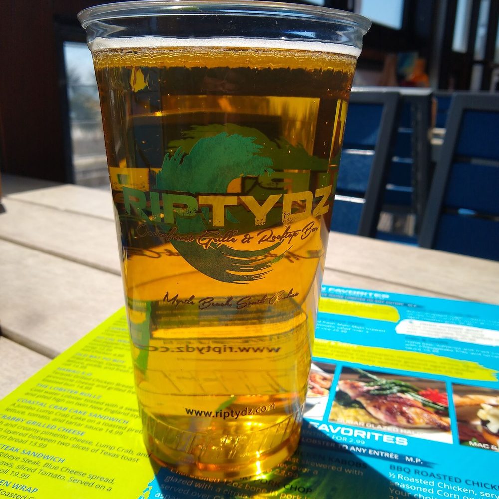RipTydz - Happy Friday! 32 oz Stella beer 04/02/2021 - Seafood Near Me - Myrtle Beach, South Carolina