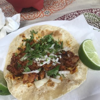 Taqueria La Perla - a taco on a plate - Mexican Near Me - Bryan, Texas