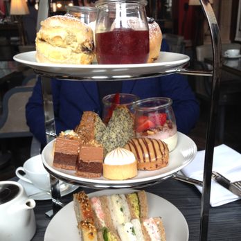 The Gilbert Scott - Our delicious classic afternoon tea for 2 for £29.00. A delicious selection of sandwiches, cakes, pastries and scones. - British Near Me - London, XGL