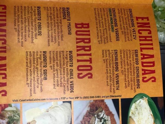 Menu photo 3 Casa Carlos Prescott, AR