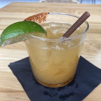 ATX Cocina - I don't remember the name of this drink but it had whiskey and mescal in it. Super funky and delicious! - Mexican Near Me - Austin, Texas
