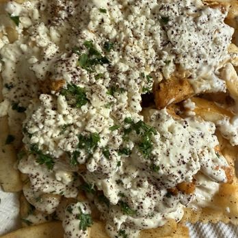 Greek Pita - 24. Factoria Platter/Greek fries /with meat - Greek Near Me - Bellevue, Washington Greek Pita - 24. Factoria Platter/Greek fries /with meat - Greek Near Me - Bellevue, Washington