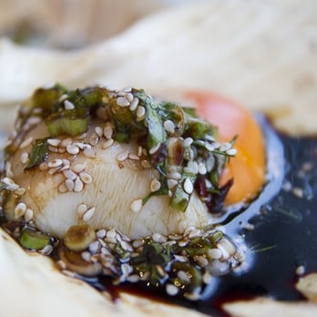 Lochleven Seafood Cafe - Roasted Scallops with Soy Dressing - Seafood Near Me - Fort William, HLD