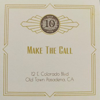 10 1/4 Pasadena - New Bar in Old Town Pasadena - Cocktail Bars Near Me - Pasadena, California