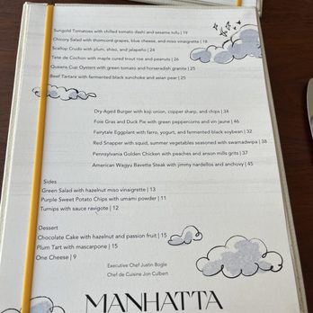 Manhatta - Weekday lunch menu - New American Near Me - New York, New York Manhatta - Weekday lunch menu - New American Near Me - New York, New York