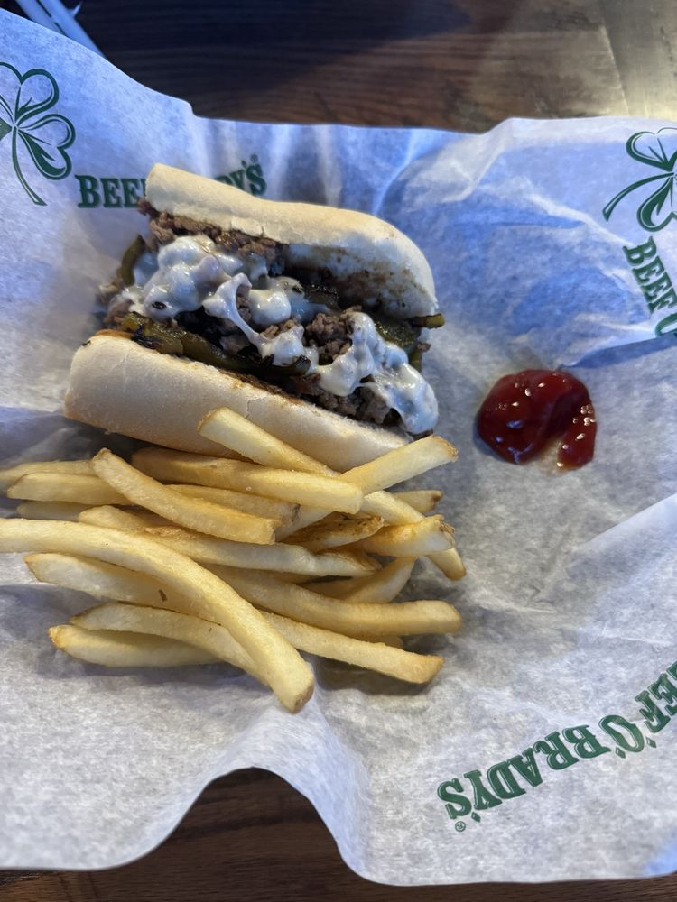 Food from Beef 'O' Brady's