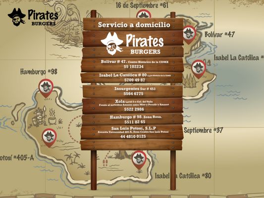Menu photo 1 Pirates Burgers México, D.F., DIF Menu photo 1 Pirates Burgers México, D.F., DIF