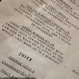 Menu Menu
