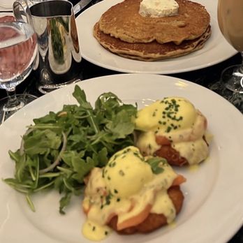 Café Riggs - Eggs royal and buttermilk pancakes - Breakfast & Brunch Near Me - Washington, DC, District of Columbia Café Riggs - Eggs royal and buttermilk pancakes - Breakfast & Brunch Near Me - Washington, DC, District of Columbia