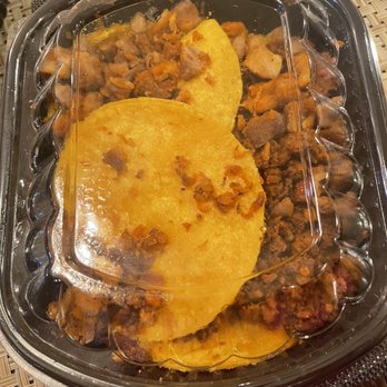 Tacos Gavilan - These containers are not suitable for tacos. The meat falls off easily and gets mixed with each other. - Mexican Near Me - Norwalk, California Tacos Gavilan - These containers are not suitable for tacos. The meat falls off easily and gets mixed with each other. - Mexican Near Me - Norwalk, California