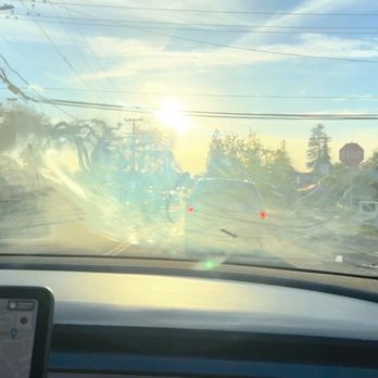 Hayward Car Wash - Smeary windshield and windows. - Car Wash Near Me - Hayward, California