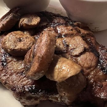 Texas Roadhouse - New York Strip* covered in Shrooms! - Steakhouses Near Me - Cheyenne, Wyoming Texas Roadhouse - New York Strip* covered in Shrooms! - Steakhouses Near Me - Cheyenne, Wyoming