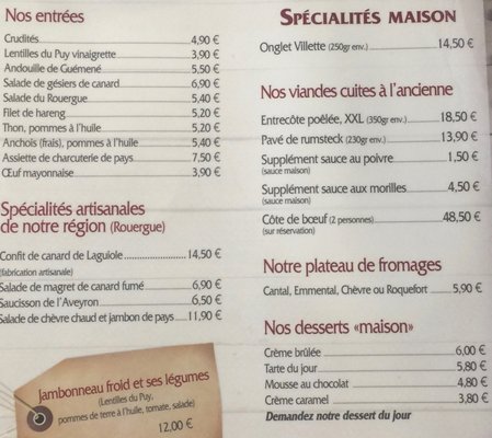 Menu photo 3 Au Cochon de Lait Paris, 75 Menu photo 3 Au Cochon de Lait Paris, 75