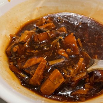 P.F. Chang's - Am I drinking black soy sauce soup?! Hot n sour - Chinese Near Me - Anaheim, California P.F. Chang's - Am I drinking black soy sauce soup?! Hot n sour - Chinese Near Me - Anaheim, California