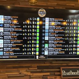 Beer menu Beer menu