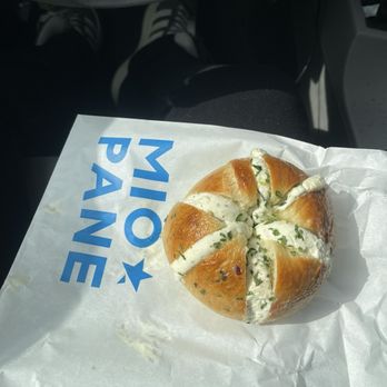 Miopane - Butter Garlic Bagel - Bakeries Near Me - Pasadena, California Miopane - Butter Garlic Bagel - Bakeries Near Me - Pasadena, California
