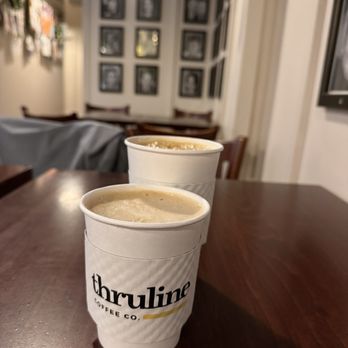 Thruline Coffee - Oat milk latte, and spice cider - Coffee & Tea Near Me - Kirkland, Washington Thruline Coffee - Oat milk latte, and spice cider - Coffee & Tea Near Me - Kirkland, Washington