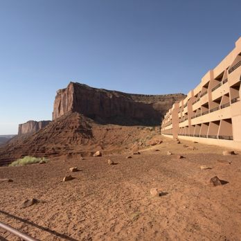 The View Hotel - View Hotel from the outside patio - Hotels Near Me - Oljato-Monument Valley, Arizona